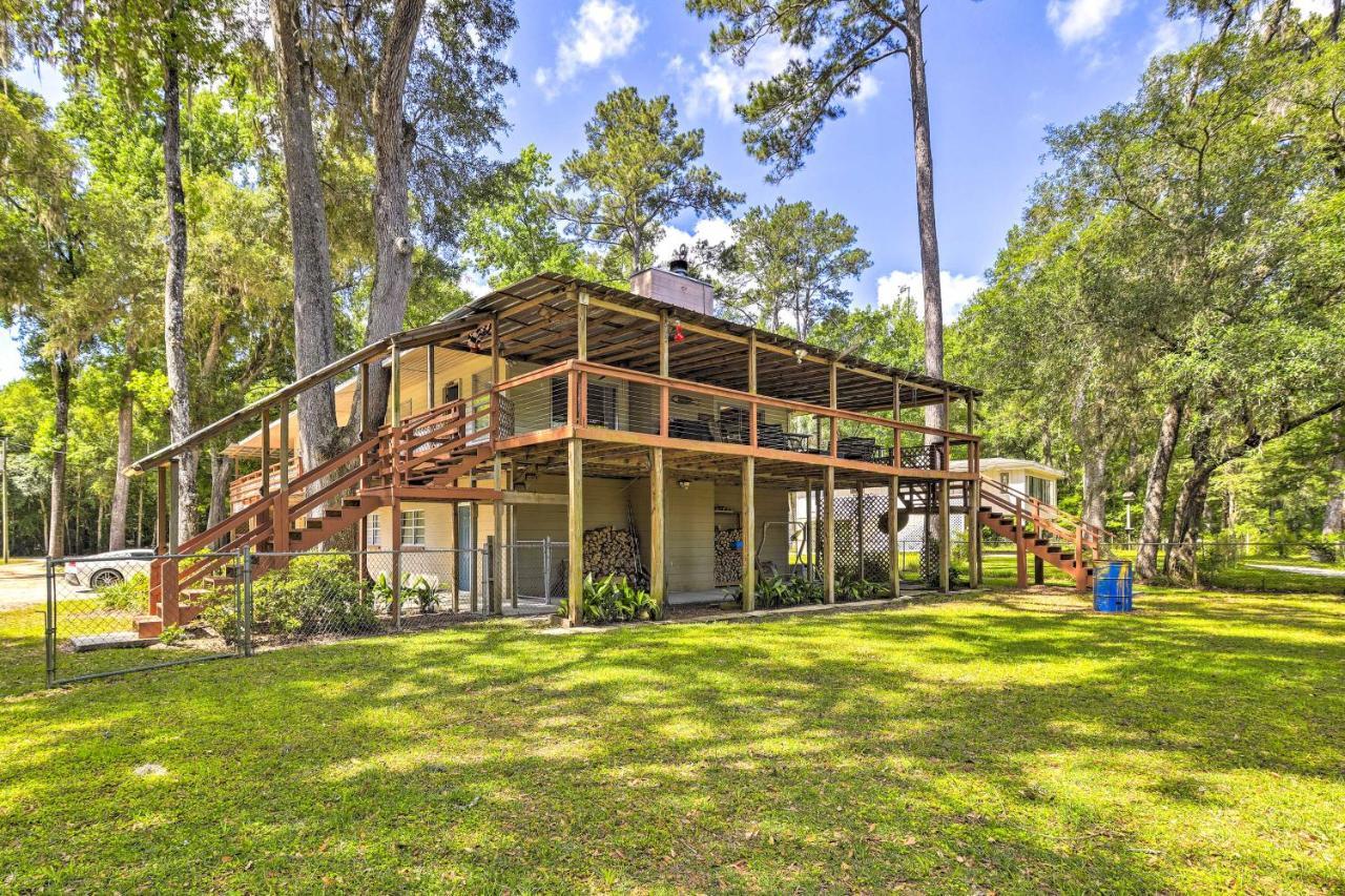 Charming Abode With Dock On The Suwannee River Bell 외부 사진