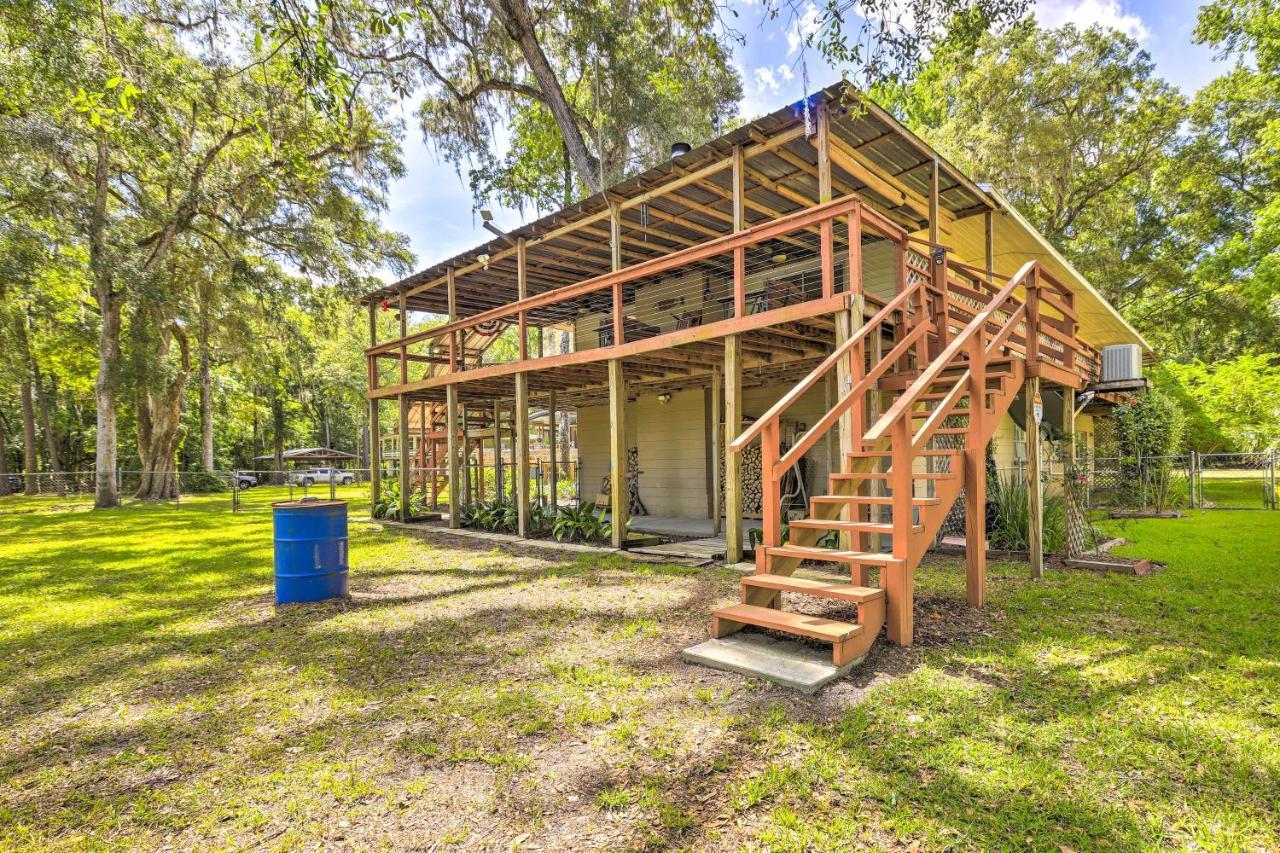 Charming Abode With Dock On The Suwannee River Bell 외부 사진